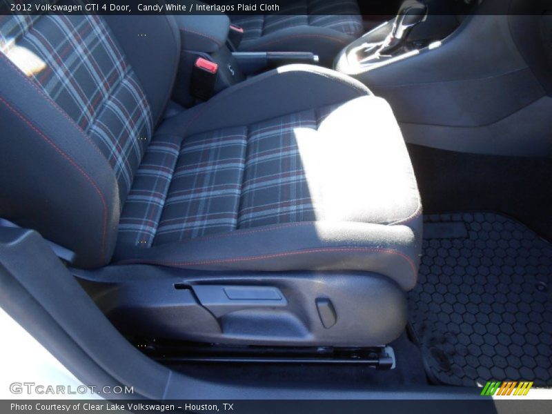 Candy White / Interlagos Plaid Cloth 2012 Volkswagen GTI 4 Door