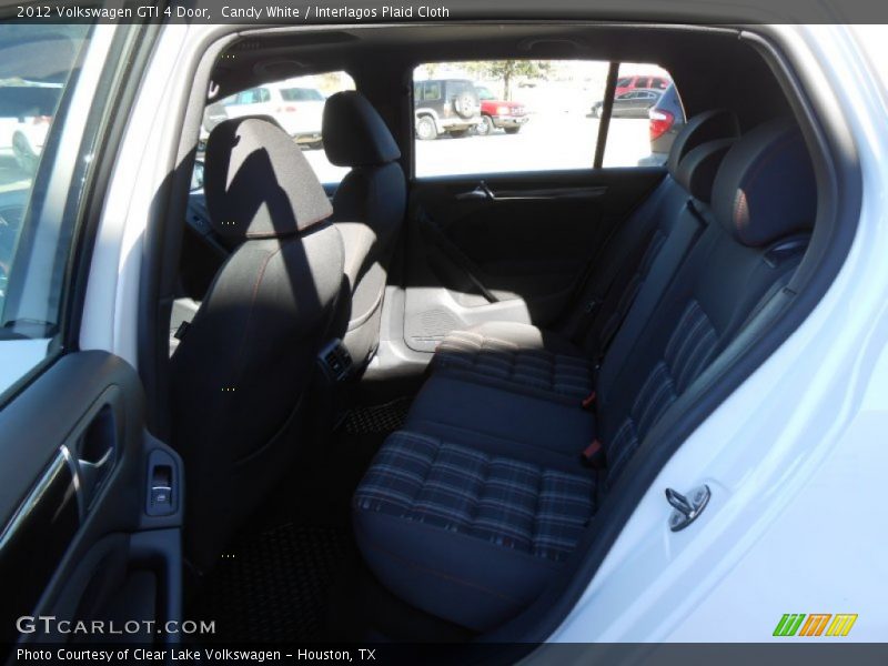 Candy White / Interlagos Plaid Cloth 2012 Volkswagen GTI 4 Door