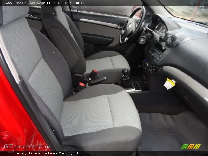 Sport Red / Charcoal 2009 Chevrolet Aveo Aveo5 LT