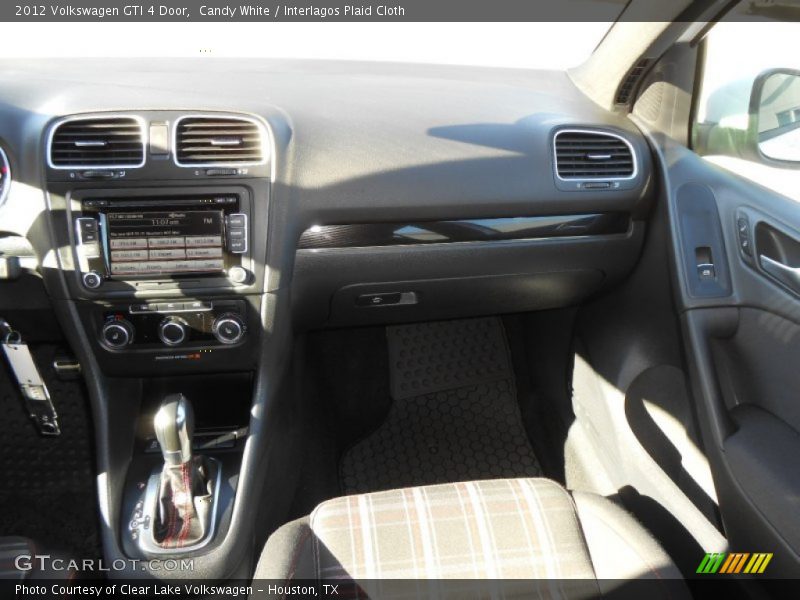 Candy White / Interlagos Plaid Cloth 2012 Volkswagen GTI 4 Door