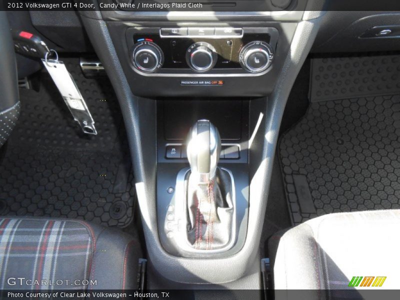 Candy White / Interlagos Plaid Cloth 2012 Volkswagen GTI 4 Door