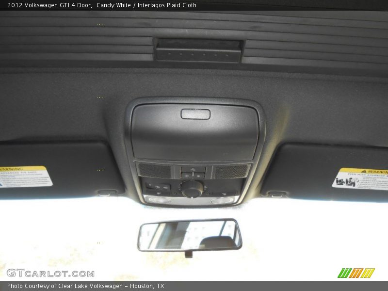 Candy White / Interlagos Plaid Cloth 2012 Volkswagen GTI 4 Door