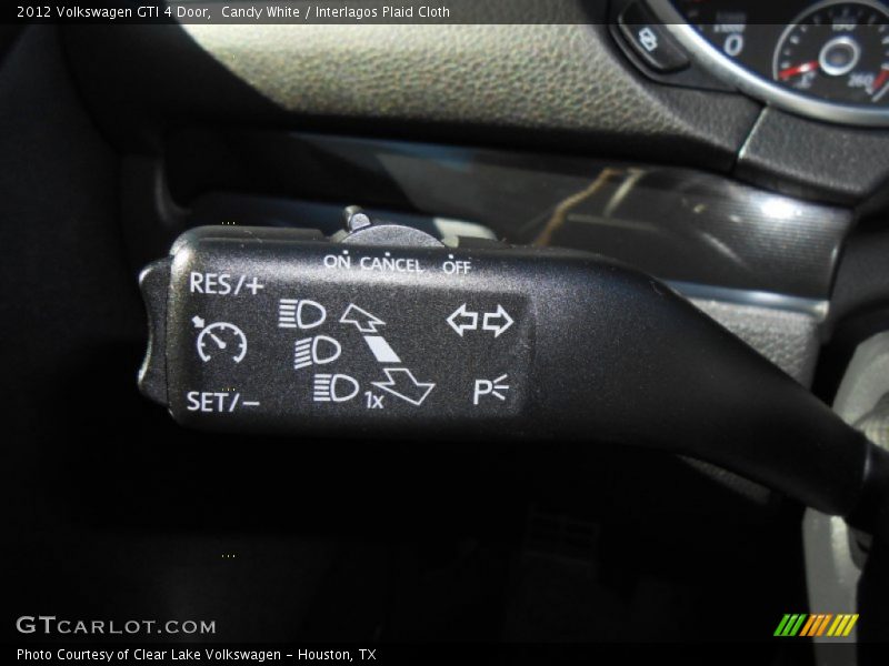 Candy White / Interlagos Plaid Cloth 2012 Volkswagen GTI 4 Door