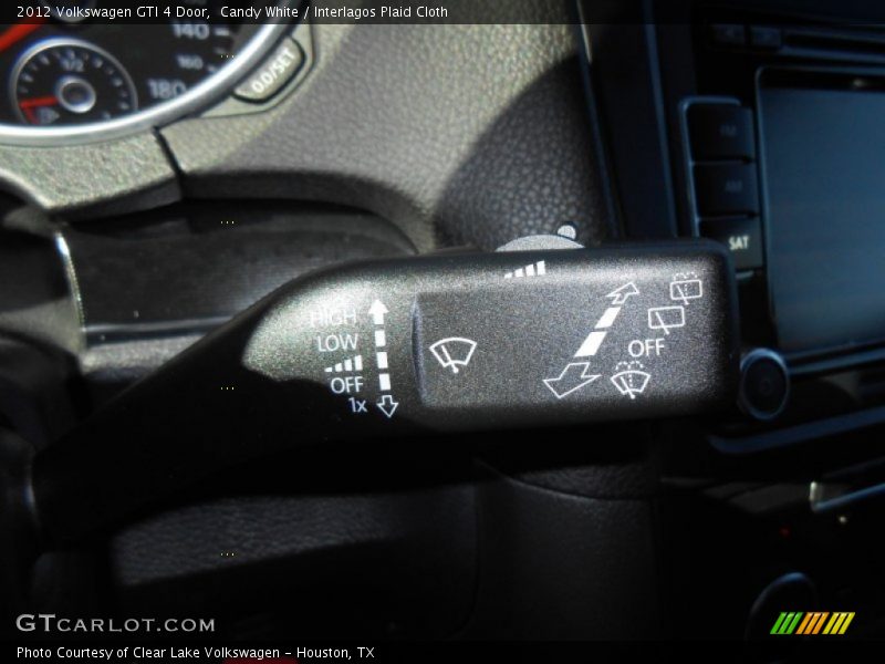 Candy White / Interlagos Plaid Cloth 2012 Volkswagen GTI 4 Door