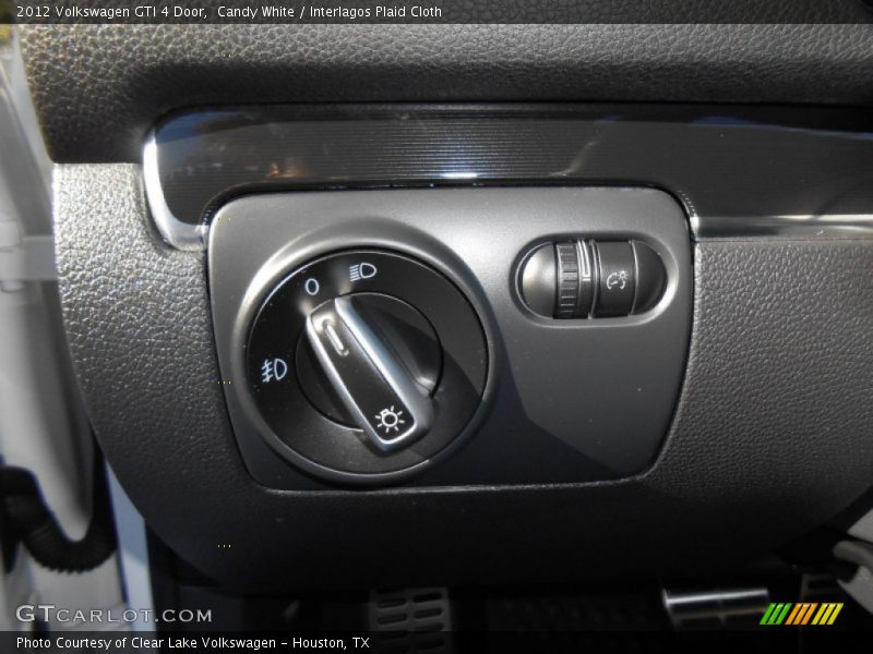 Candy White / Interlagos Plaid Cloth 2012 Volkswagen GTI 4 Door