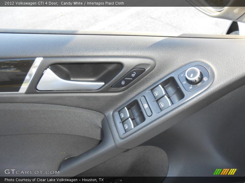 Candy White / Interlagos Plaid Cloth 2012 Volkswagen GTI 4 Door