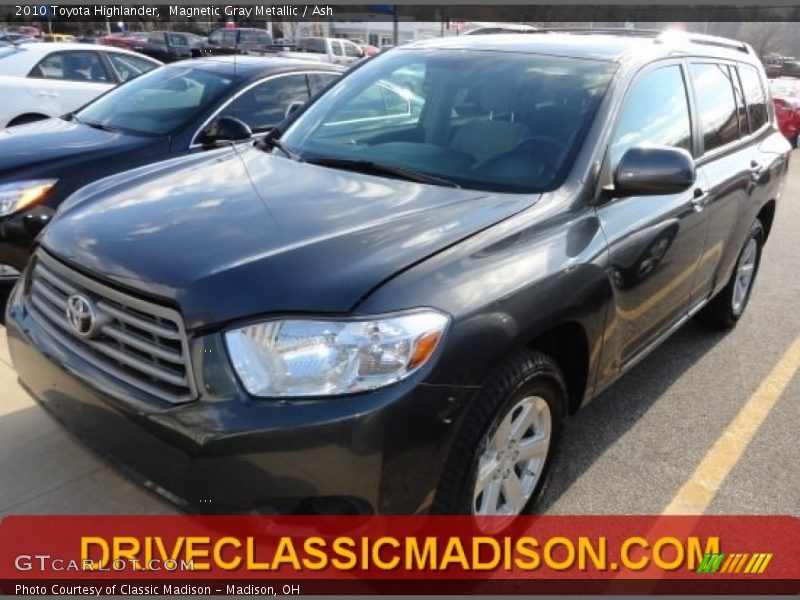 Magnetic Gray Metallic / Ash 2010 Toyota Highlander