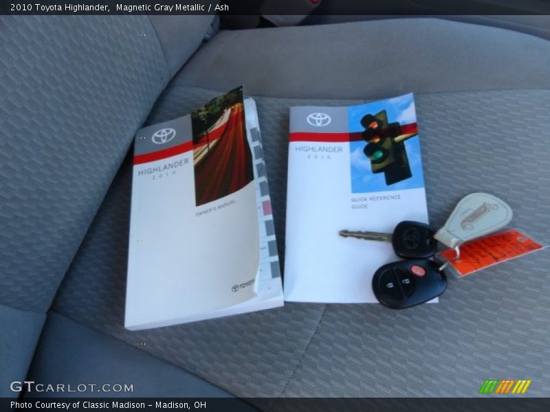 Magnetic Gray Metallic / Ash 2010 Toyota Highlander