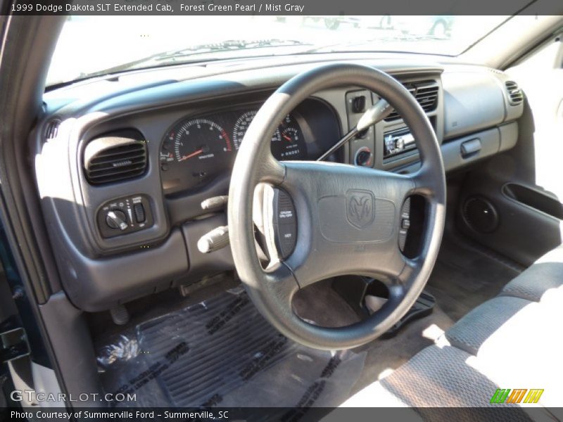 Mist Gray Interior - 1999 Dakota SLT Extended Cab 