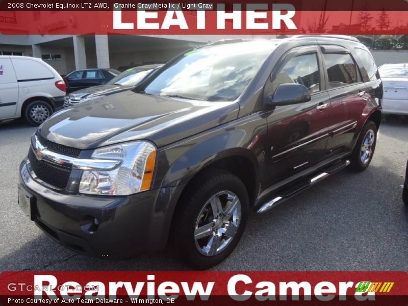 Granite Gray Metallic / Light Gray 2008 Chevrolet Equinox LTZ AWD