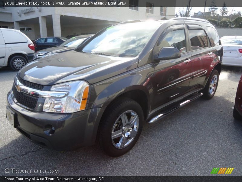 Granite Gray Metallic / Light Gray 2008 Chevrolet Equinox LTZ AWD