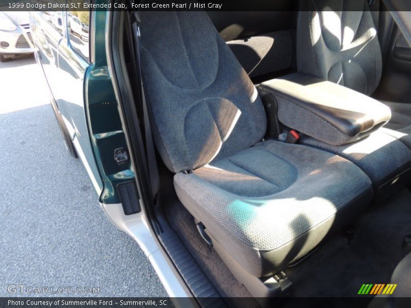 Forest Green Pearl / Mist Gray 1999 Dodge Dakota SLT Extended Cab
