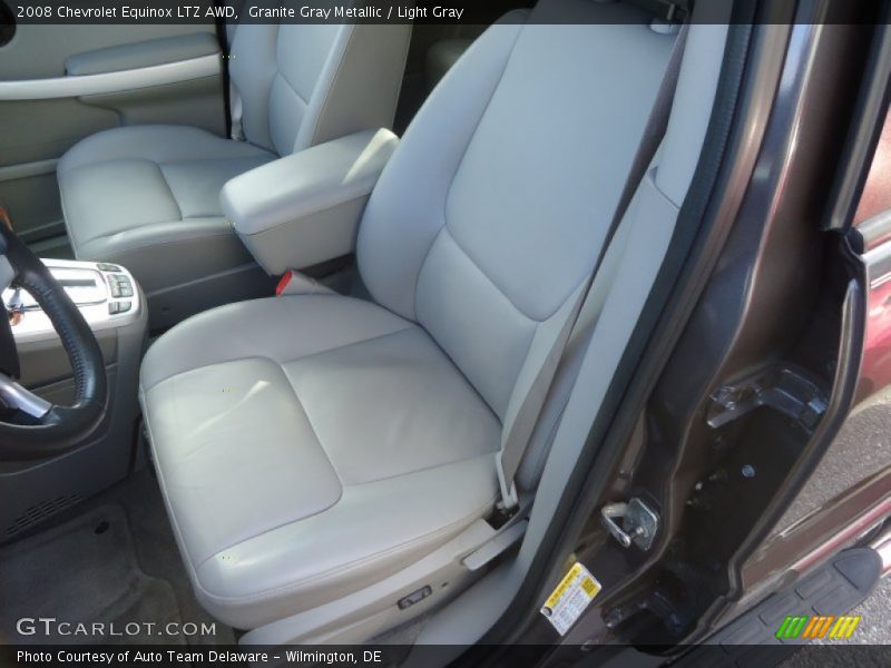 Granite Gray Metallic / Light Gray 2008 Chevrolet Equinox LTZ AWD