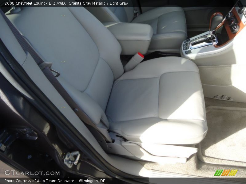 Granite Gray Metallic / Light Gray 2008 Chevrolet Equinox LTZ AWD