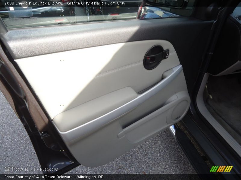 Granite Gray Metallic / Light Gray 2008 Chevrolet Equinox LTZ AWD