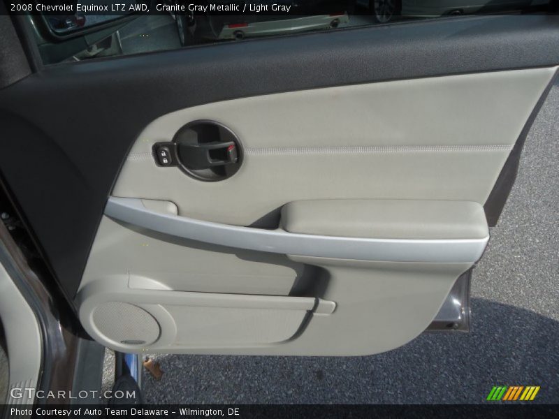 Granite Gray Metallic / Light Gray 2008 Chevrolet Equinox LTZ AWD