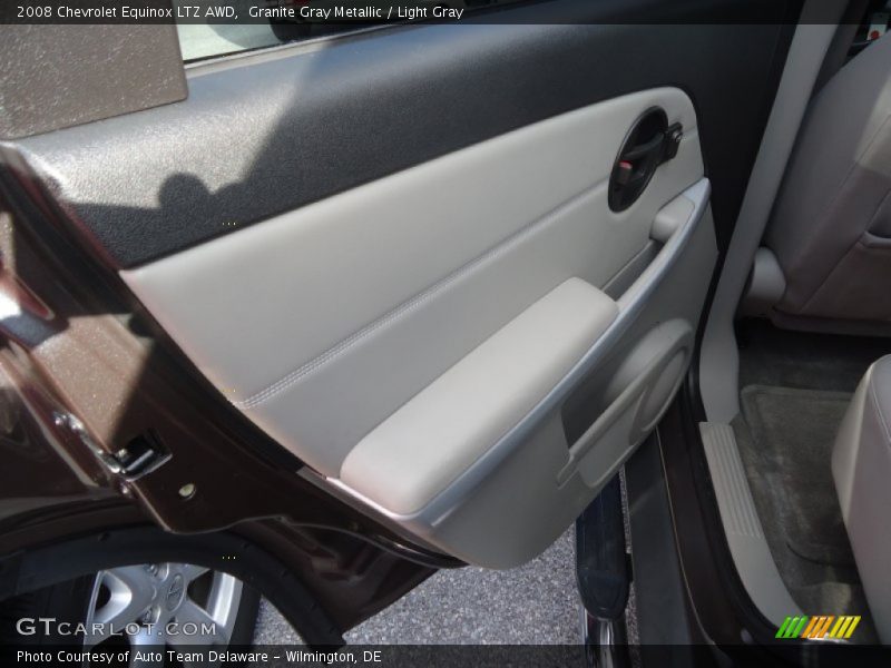 Granite Gray Metallic / Light Gray 2008 Chevrolet Equinox LTZ AWD