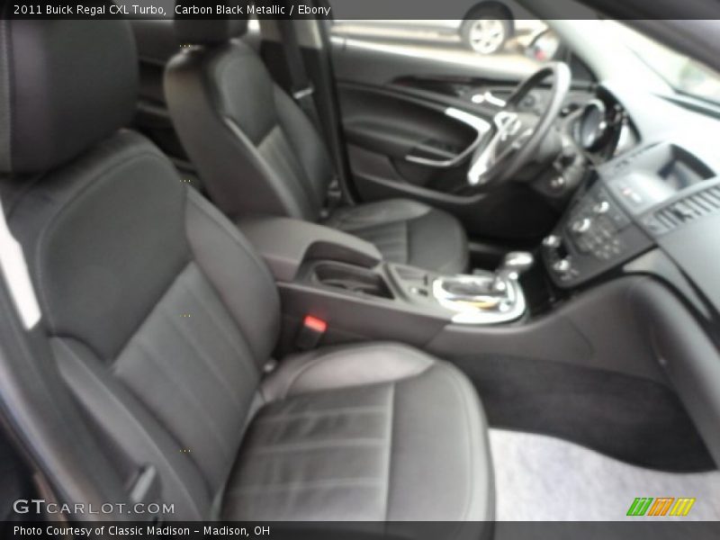 Carbon Black Metallic / Ebony 2011 Buick Regal CXL Turbo
