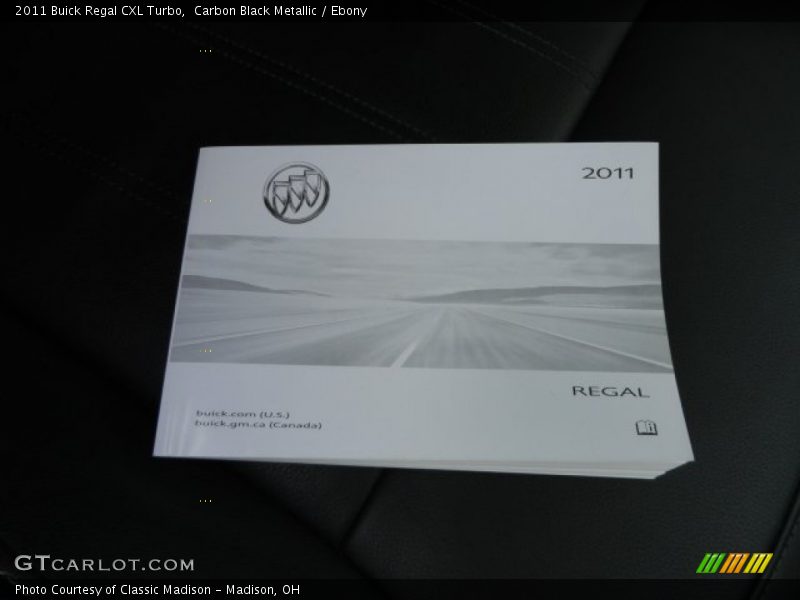 Carbon Black Metallic / Ebony 2011 Buick Regal CXL Turbo