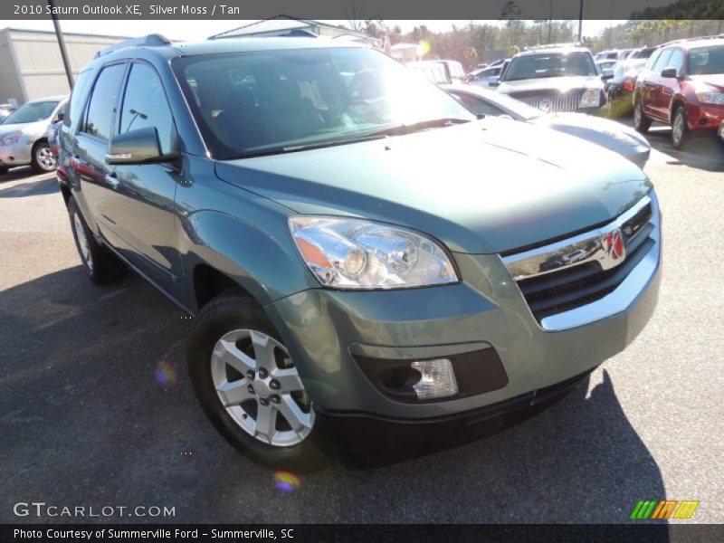 Silver Moss / Tan 2010 Saturn Outlook XE