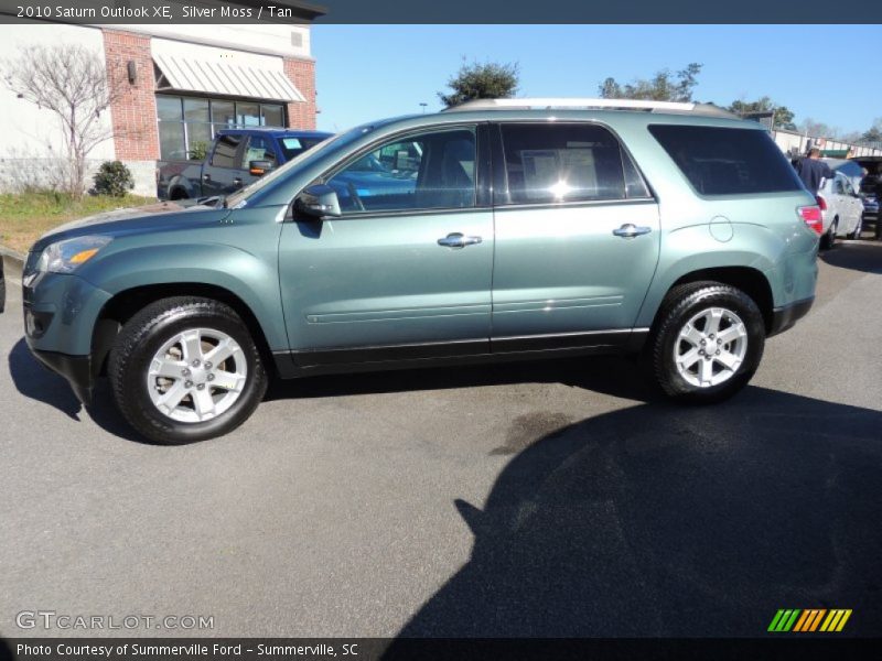 Silver Moss / Tan 2010 Saturn Outlook XE