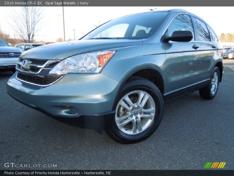 Opal Sage Metallic / Ivory 2010 Honda CR-V EX