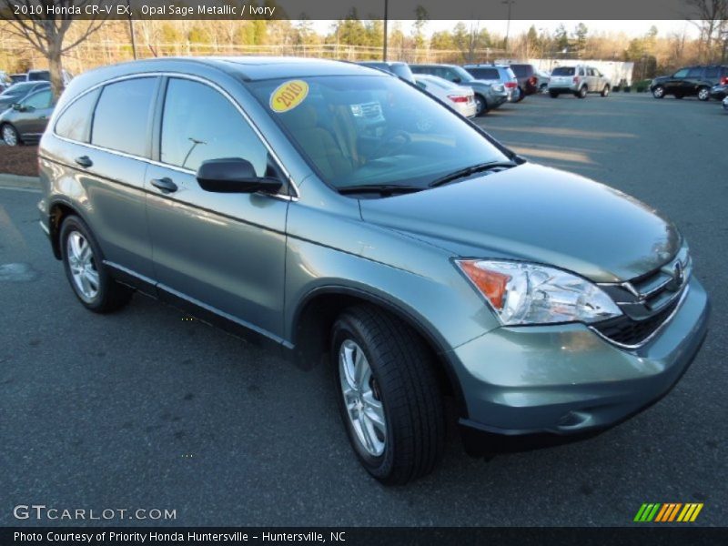 Opal Sage Metallic / Ivory 2010 Honda CR-V EX