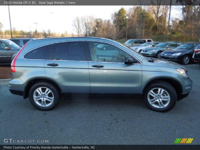 Opal Sage Metallic / Ivory 2010 Honda CR-V EX