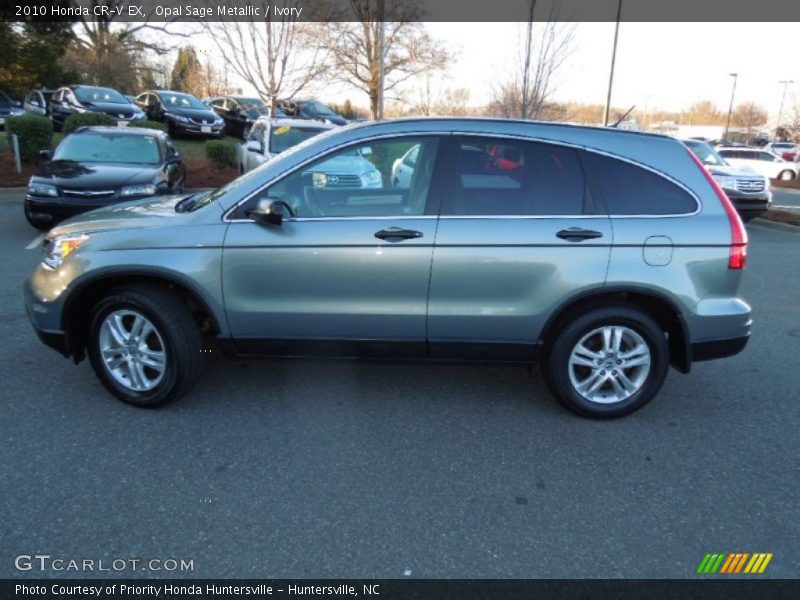 Opal Sage Metallic / Ivory 2010 Honda CR-V EX