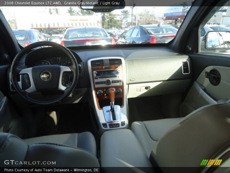 Granite Gray Metallic / Light Gray 2008 Chevrolet Equinox LTZ AWD