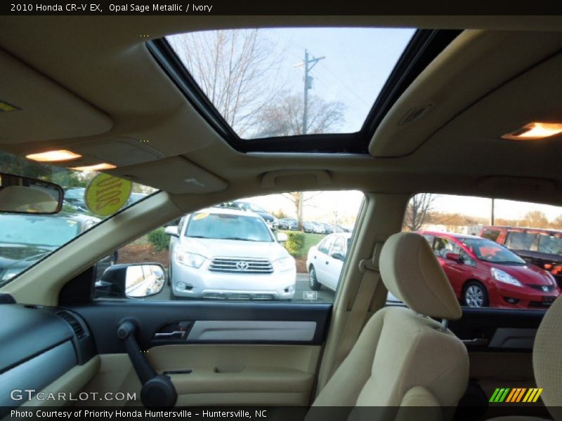 Opal Sage Metallic / Ivory 2010 Honda CR-V EX