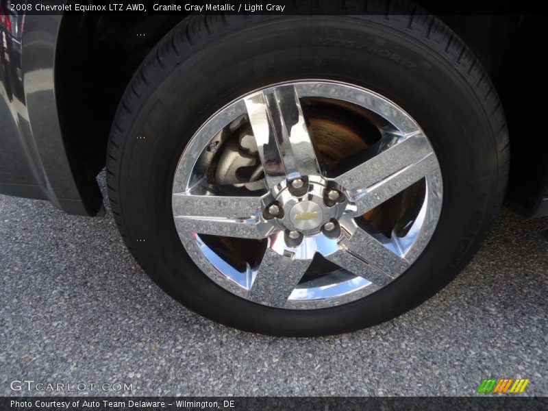 Granite Gray Metallic / Light Gray 2008 Chevrolet Equinox LTZ AWD