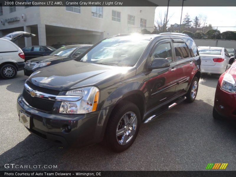 Granite Gray Metallic / Light Gray 2008 Chevrolet Equinox LTZ AWD
