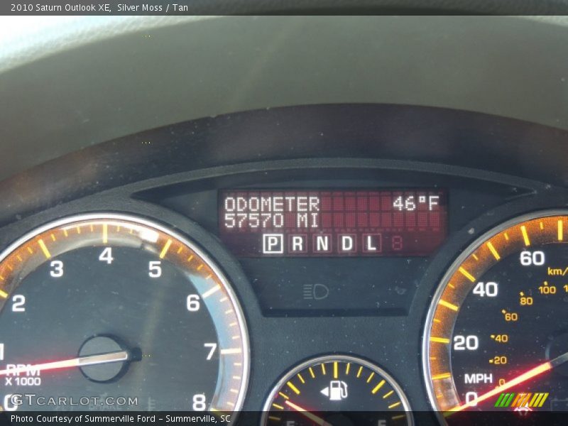 Silver Moss / Tan 2010 Saturn Outlook XE