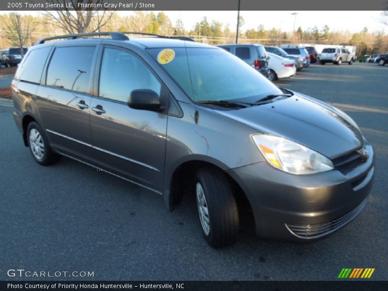Phantom Gray Pearl / Stone 2005 Toyota Sienna LE