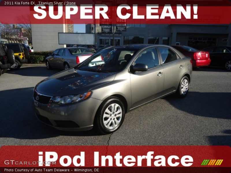 Titanium Silver / Stone 2011 Kia Forte EX