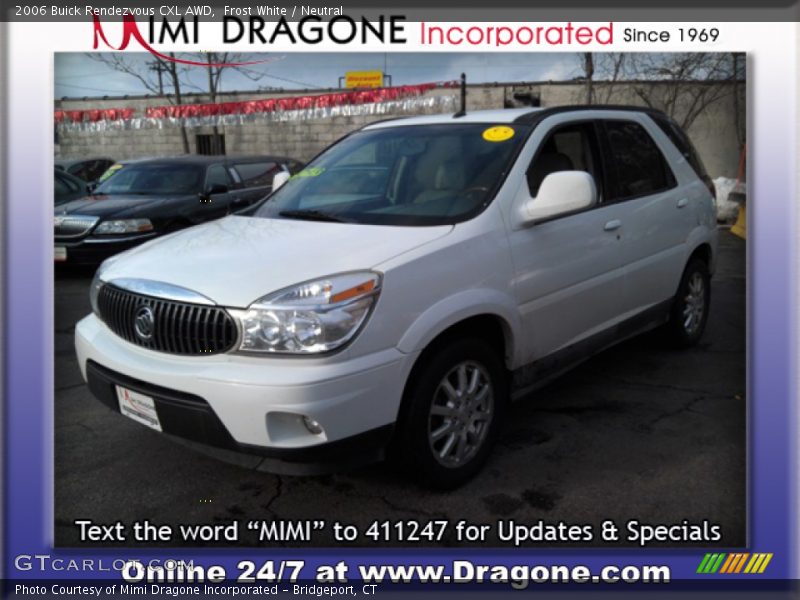 Frost White / Neutral 2006 Buick Rendezvous CXL AWD