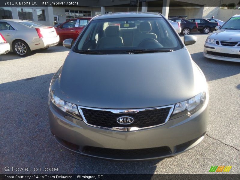 Titanium Silver / Stone 2011 Kia Forte EX