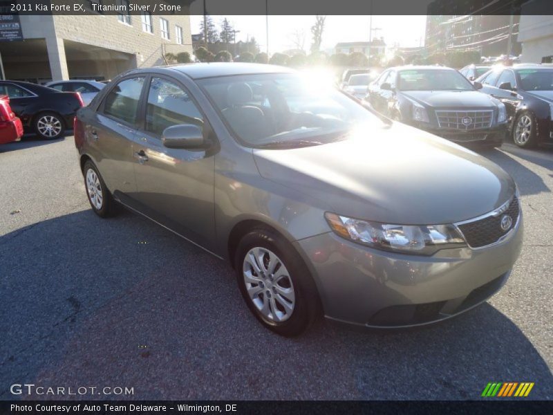 Titanium Silver / Stone 2011 Kia Forte EX