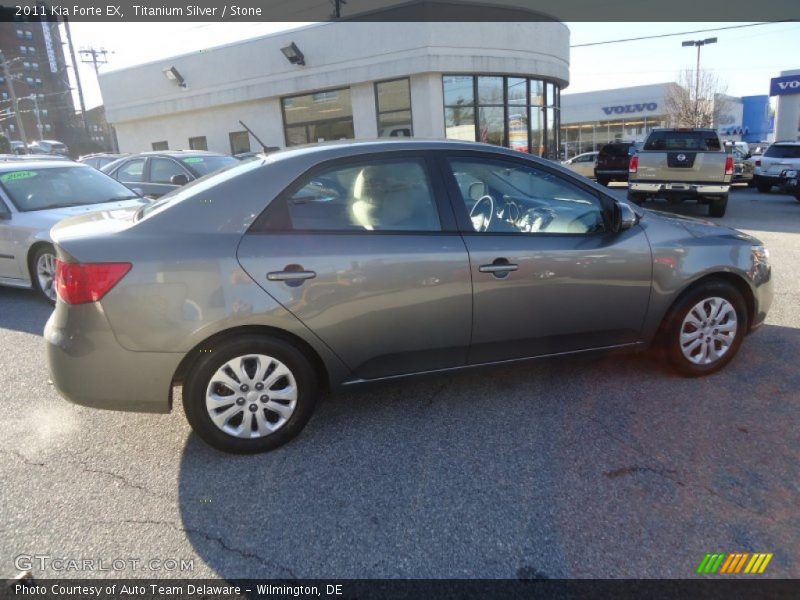 Titanium Silver / Stone 2011 Kia Forte EX