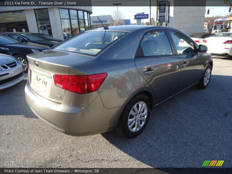 Titanium Silver / Stone 2011 Kia Forte EX