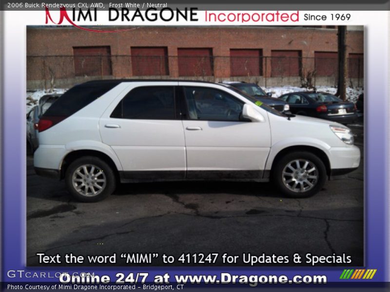 Frost White / Neutral 2006 Buick Rendezvous CXL AWD