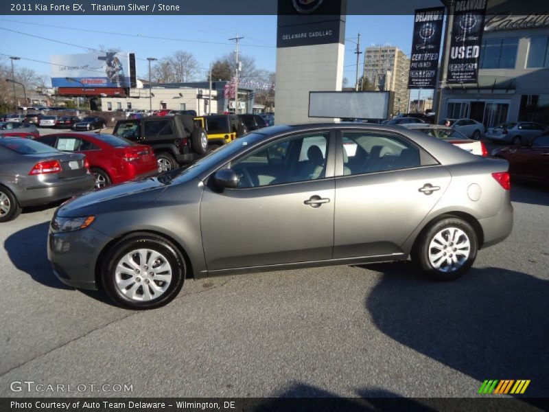Titanium Silver / Stone 2011 Kia Forte EX