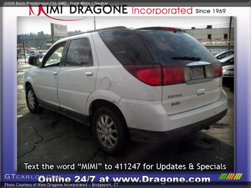 Frost White / Neutral 2006 Buick Rendezvous CXL AWD