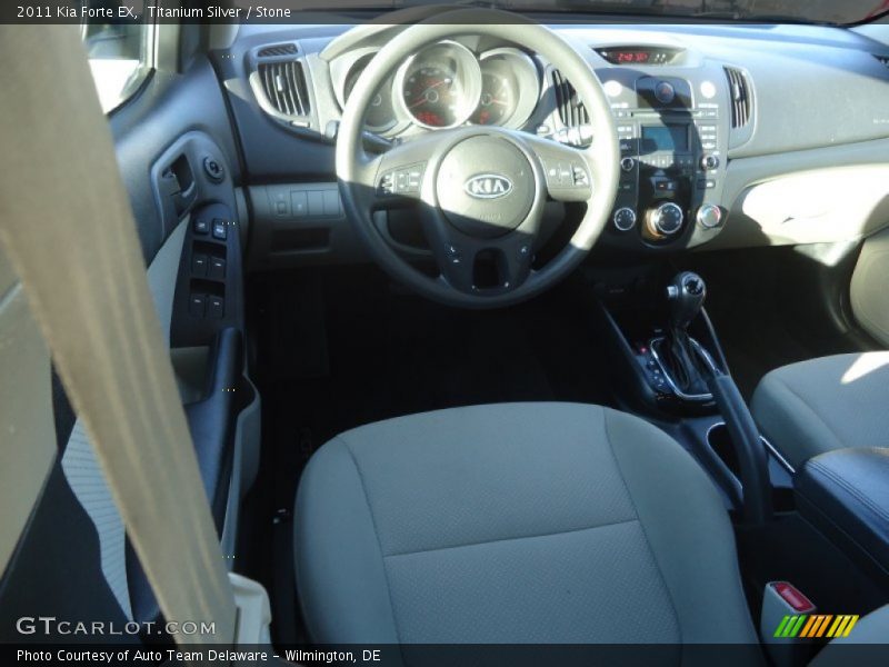 Titanium Silver / Stone 2011 Kia Forte EX