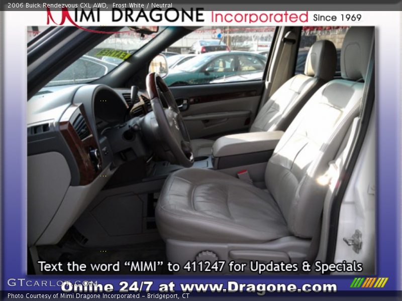 Frost White / Neutral 2006 Buick Rendezvous CXL AWD