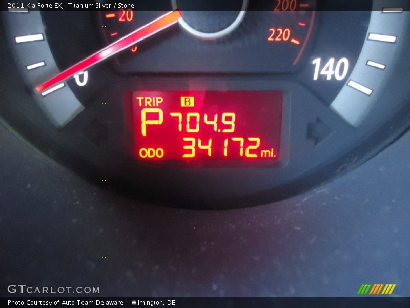 Titanium Silver / Stone 2011 Kia Forte EX