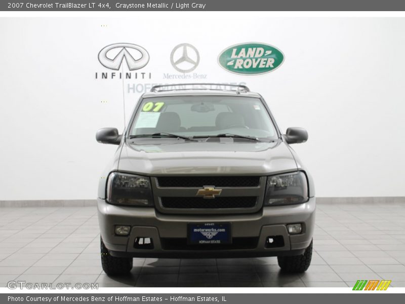 Graystone Metallic / Light Gray 2007 Chevrolet TrailBlazer LT 4x4