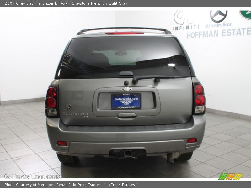 Graystone Metallic / Light Gray 2007 Chevrolet TrailBlazer LT 4x4