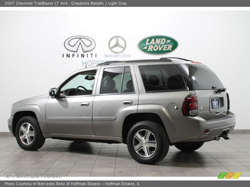 Graystone Metallic / Light Gray 2007 Chevrolet TrailBlazer LT 4x4